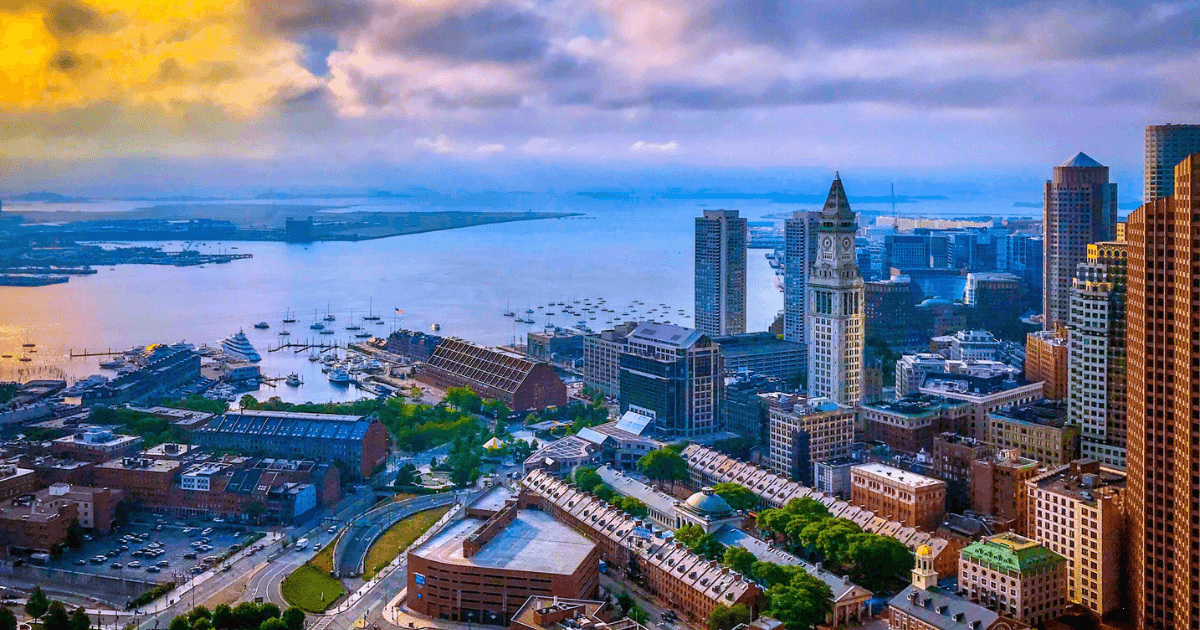Boston Harbor view