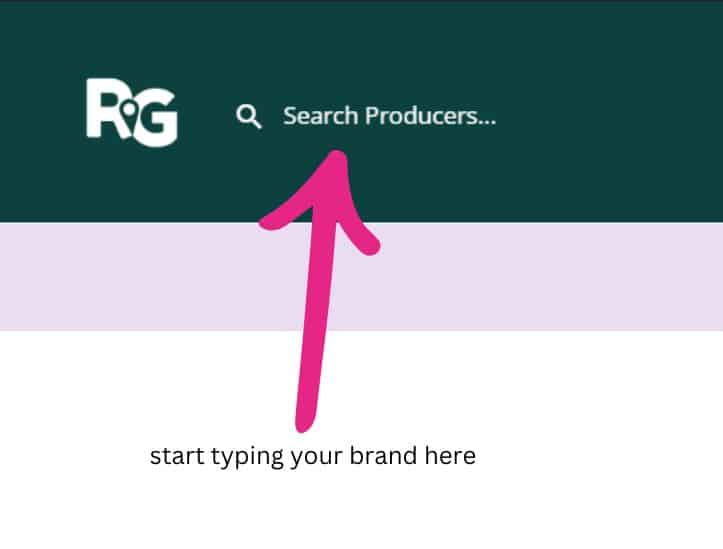 search producers section